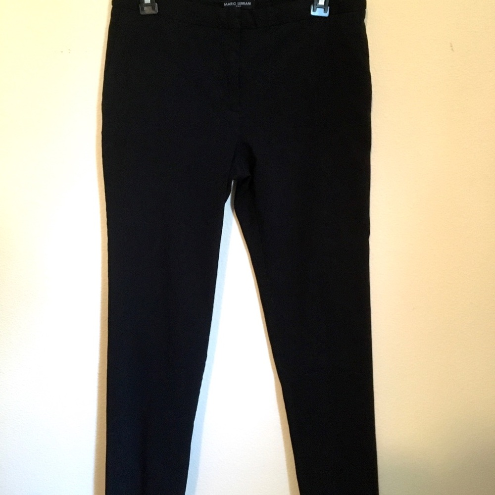 Long black slacks